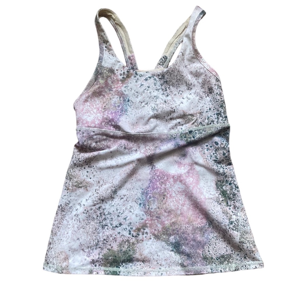 Lululemon Crossback Tank in Sugar Crush Multi/Silver Fox - Picture 3 of 8